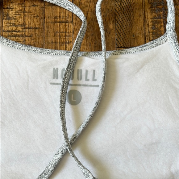 Gray Women's NOBULL sports bra Size L - Picture 3 of 4